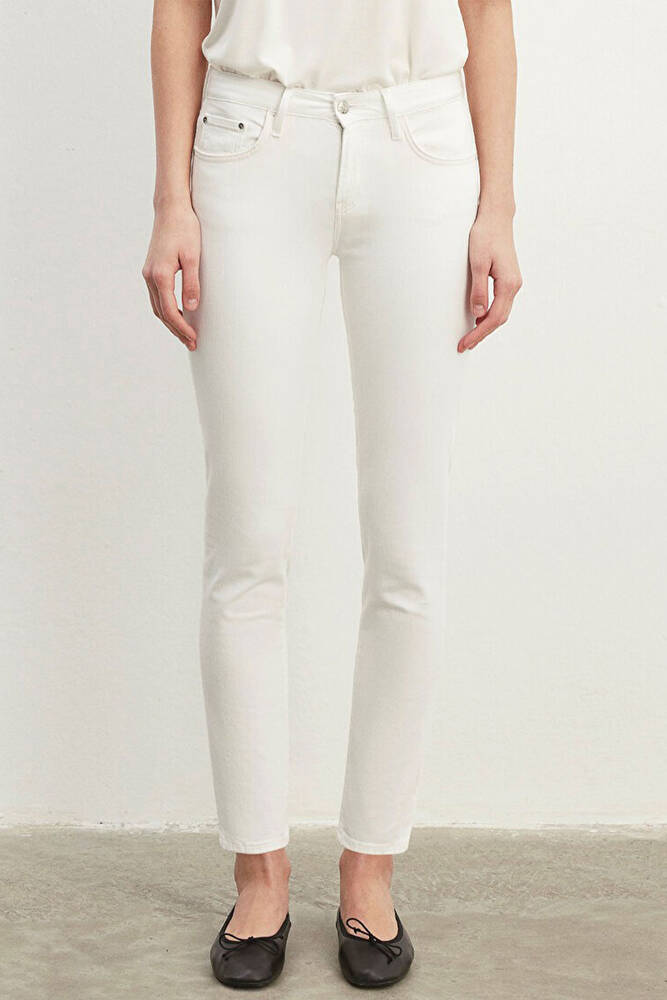 Kadın Ada Jean Pantolon 1020581363 Beyaz 