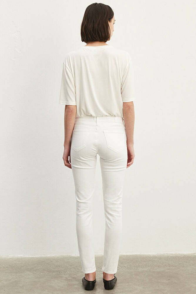 Kadın Ada Jean Pantolon 1020581363 Beyaz 
