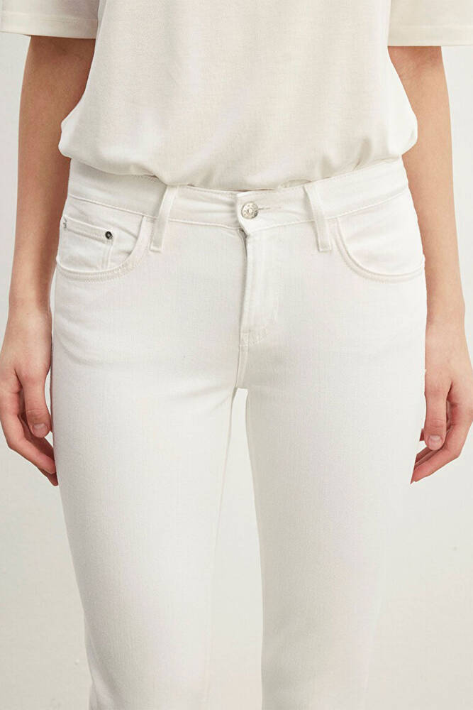 Kadın Ada Jean Pantolon 1020581363 Beyaz 