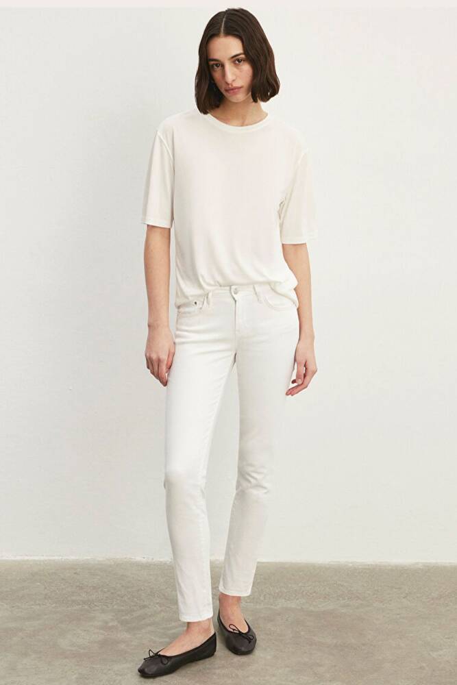 Kadın Ada Jean Pantolon 1020581363 Beyaz - 1