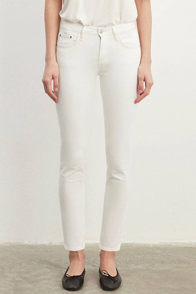 Kadın Ada Jean Pantolon 1020581363 Beyaz - 3