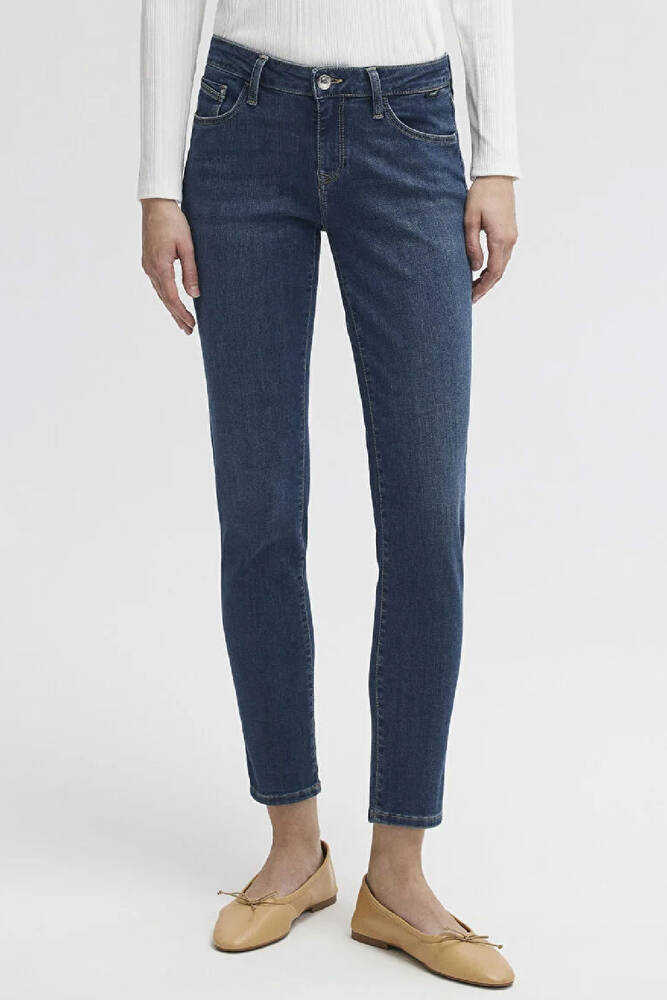 Kadın Ada Vintage Jean Pantolon 1020535596 Mavi 