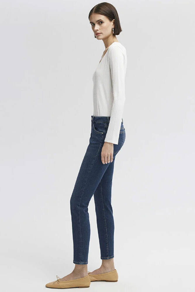 Kadın Ada Vintage Jean Pantolon 1020535596 Mavi 