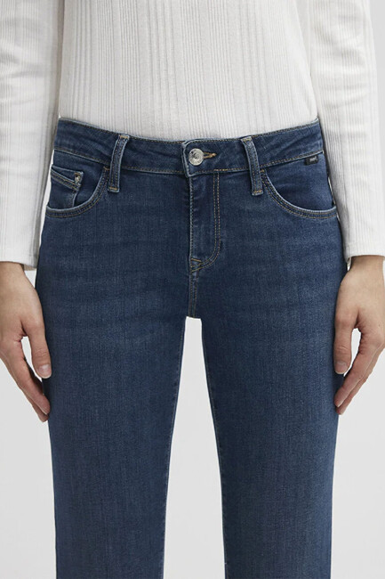 Kadın Ada Vintage Jean Pantolon 1020535596 Mavi - Thumbnail