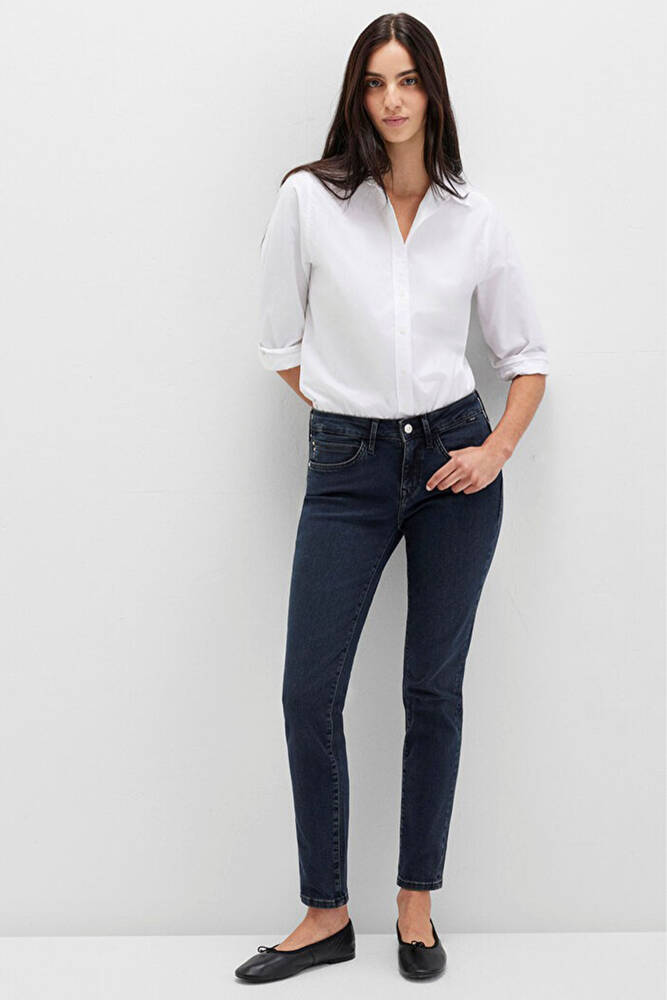 Kadın Ada Vintage Jean Pantolon 1020582249 Lacivert 