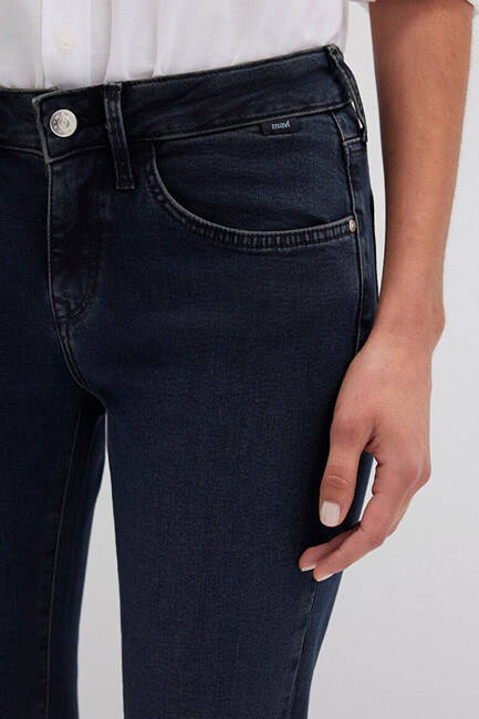 Kadın Ada Vintage Jean Pantolon 1020582249 Lacivert - Thumbnail