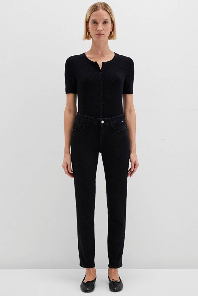 Kadın Ada Vintage Jean Pantolon 1020590492 Gri 