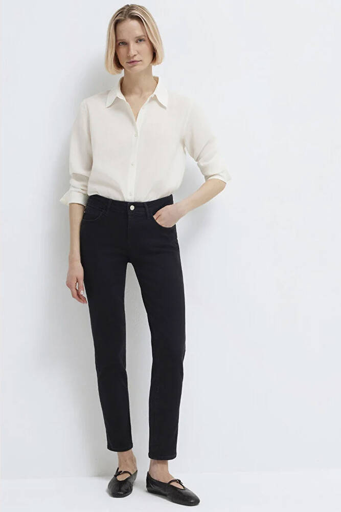 Kadın Ada Vintage Jean Pantolon 1020590492 Gri 