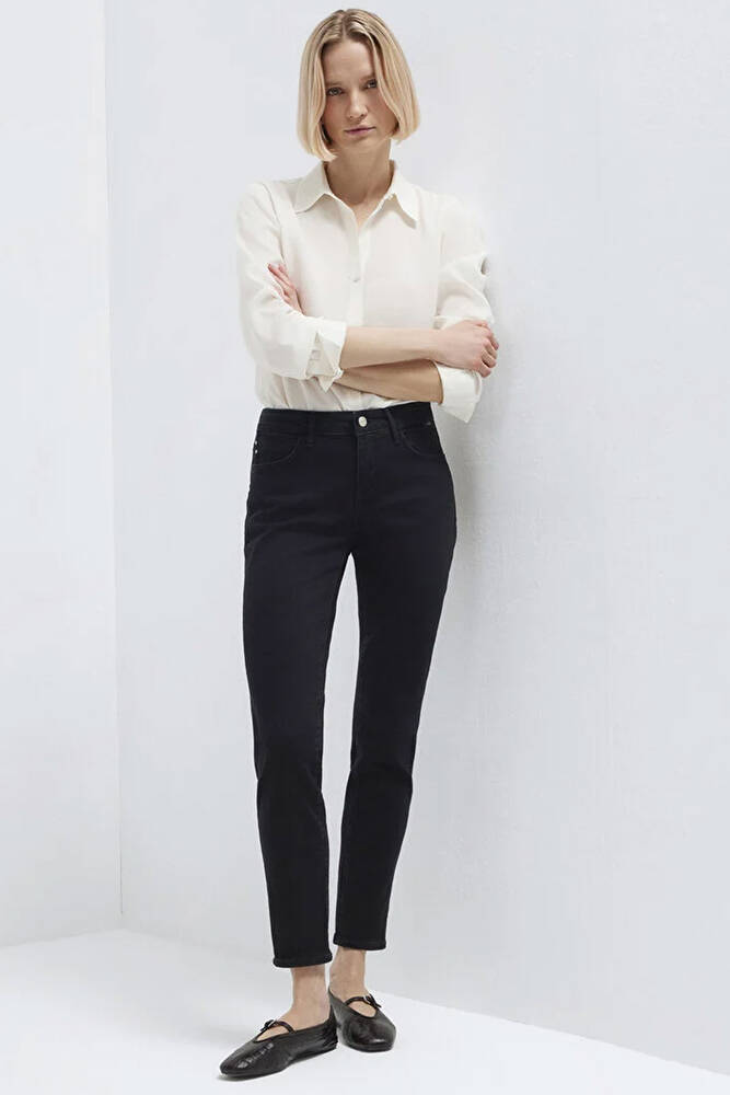 Kadın Ada Vintage Jean Pantolon 1020590492 Gri 