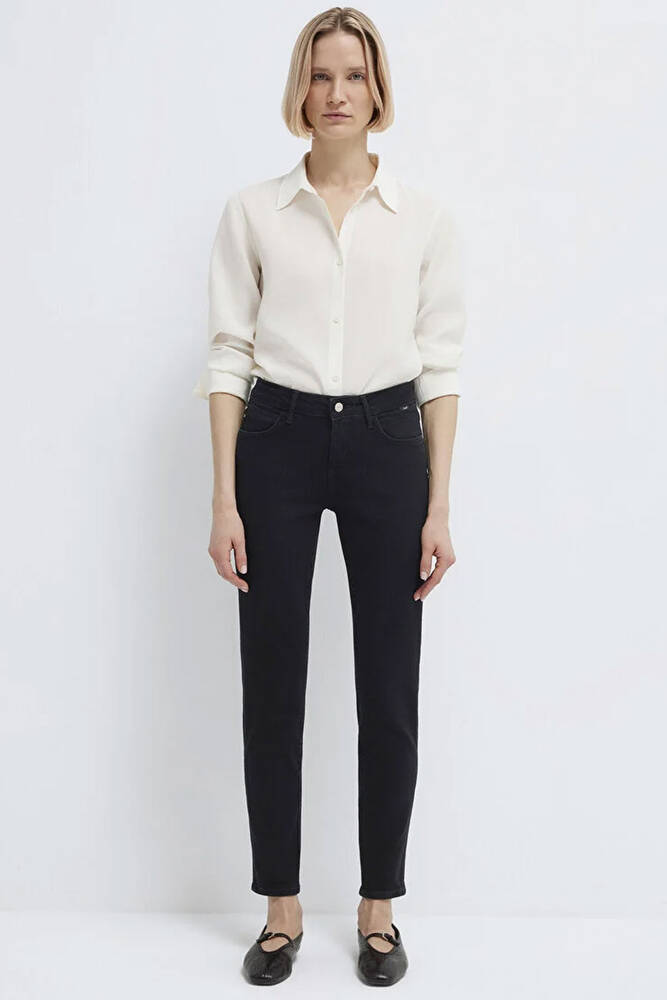 Kadın Ada Vintage Jean Pantolon 1020590492 Gri 