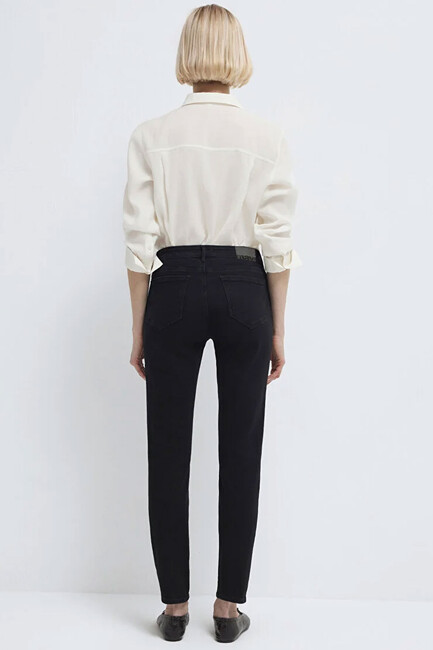 Kadın Ada Vintage Jean Pantolon 1020590492 Gri - Thumbnail