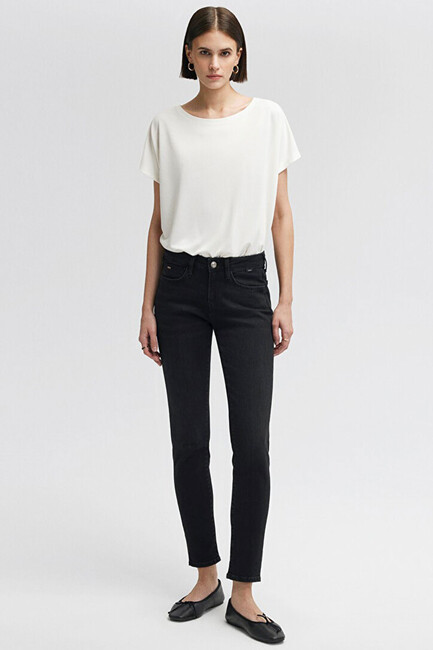 Kadın Ada Vintage Jean Pantolon 1020524752 Siyah (2)