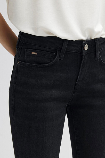 Kadın Ada Vintage Jean Pantolon 1020524752 Siyah - Thumbnail