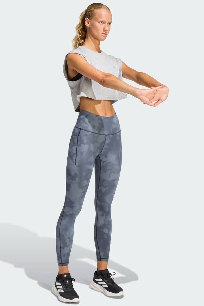 Kadın Adi365 7/8 Aop Tayt KC4755 Siyah 