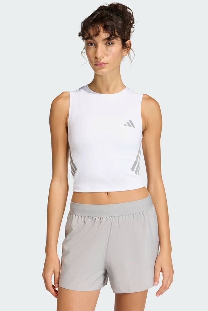 Kadın Adi365 Iconic Running Kısa Atlet JZ2484 Beyaz 