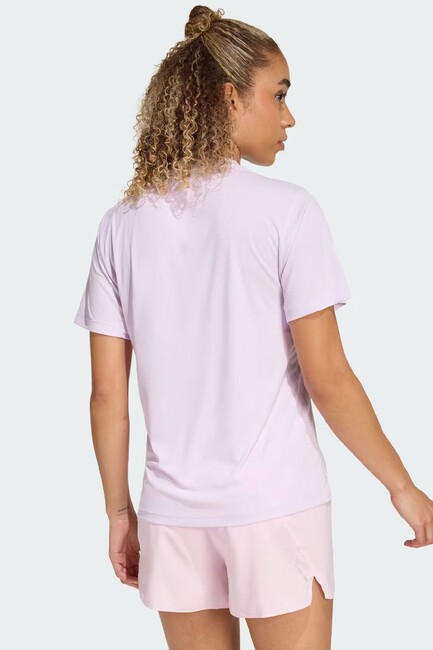 Kadın Adi365 Running Ess Brand Love Tişört KA0281 Pembe (2)