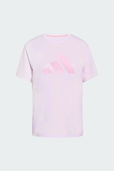 Kadın Adi365 Running Ess Brand Love Tişört KA0281 Pembe - Thumbnail