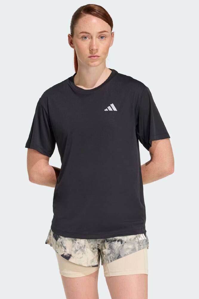 Kadın Adi365 Running Ess Tişört JZ7808 Siyah 