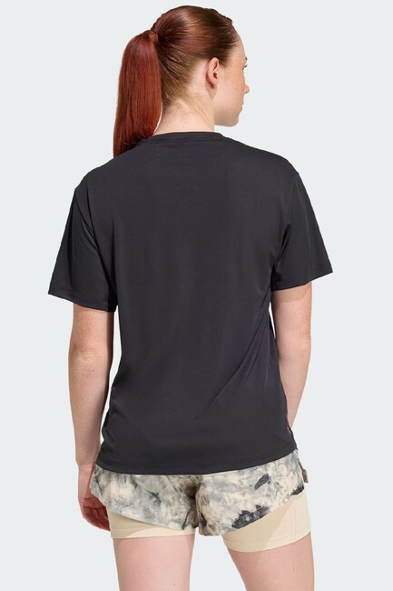Kadın Adi365 Running Ess Tişört JZ7808 Siyah (2)