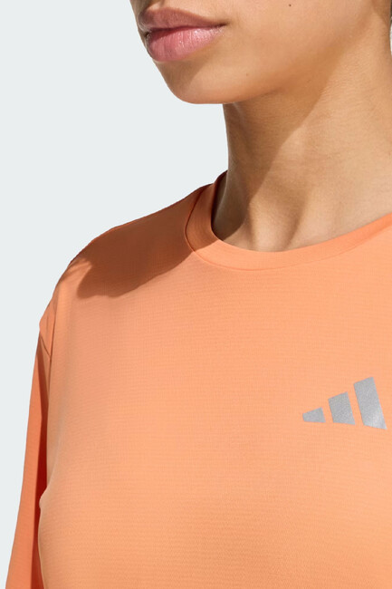 Kadın Adi365 Running Ess Tişört KD0626 Turuncu - Thumbnail