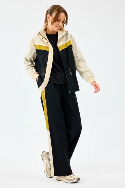 Kadın Adjustable Micro Ceket S2520208-1983 Ekru - Thumbnail