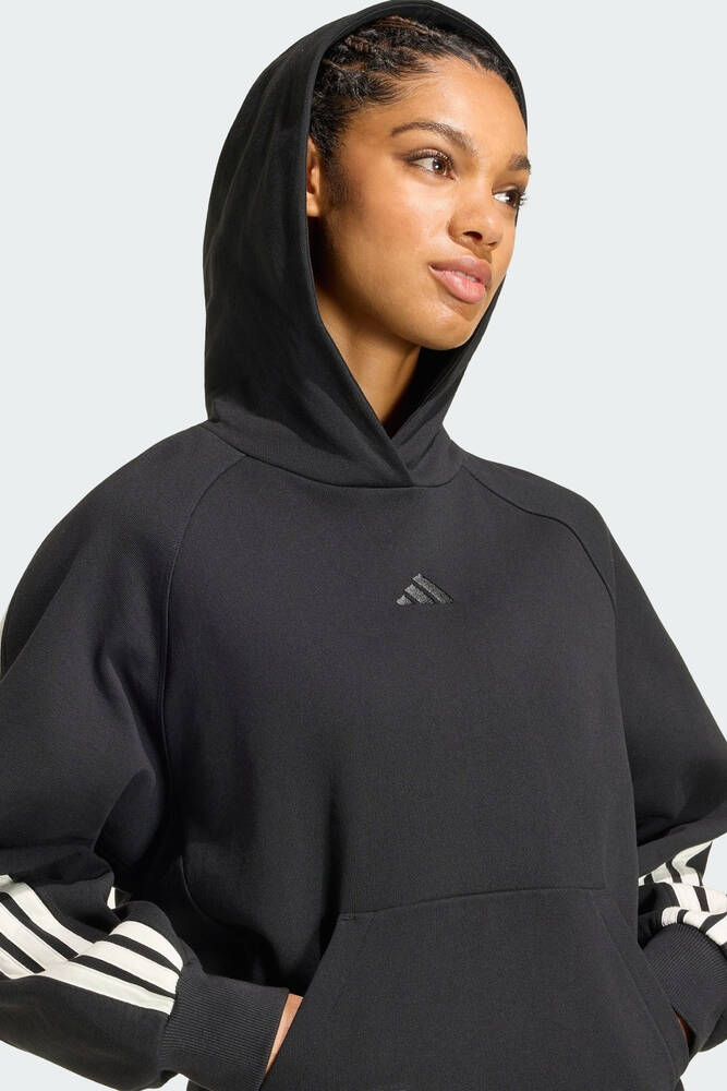 Kadın Ak 3S Oh Kapüşonlu Sweat KV9872 Siyah 