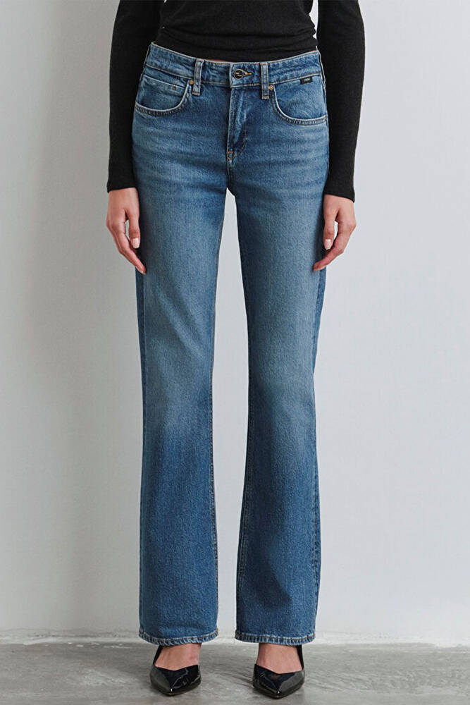Kadın Alına Icon Jean Pantolon 1012577-90538 Mavi 