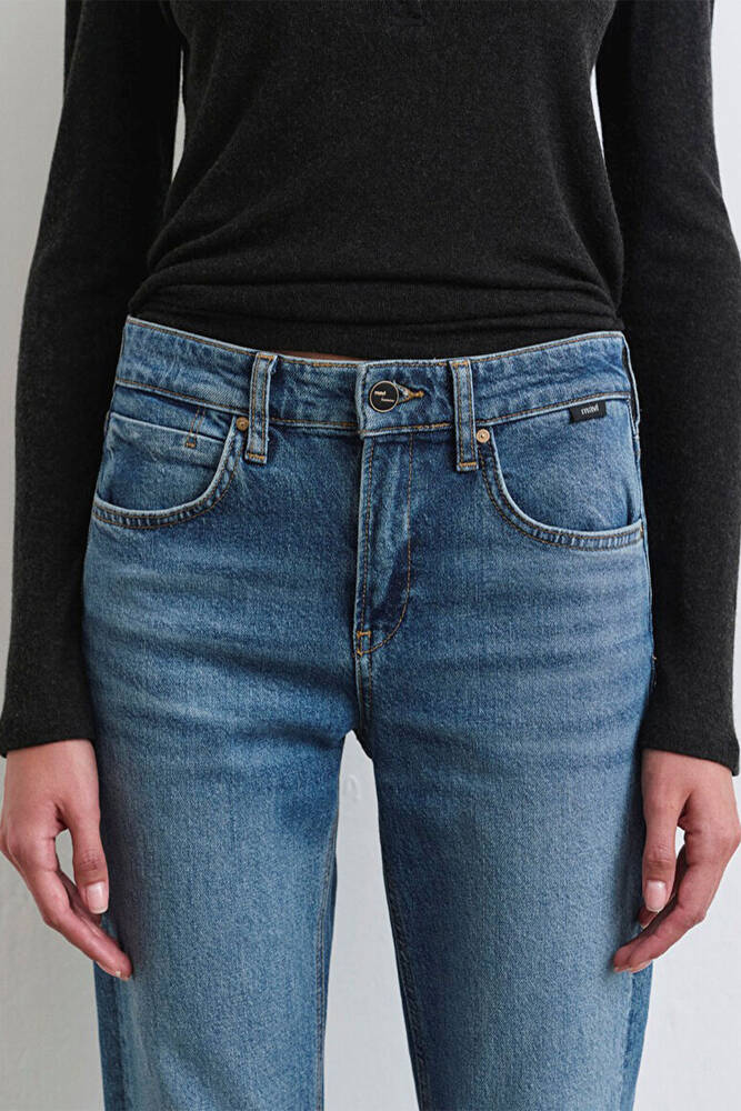 Kadın Alına Icon Jean Pantolon 1012577-90538 Mavi 