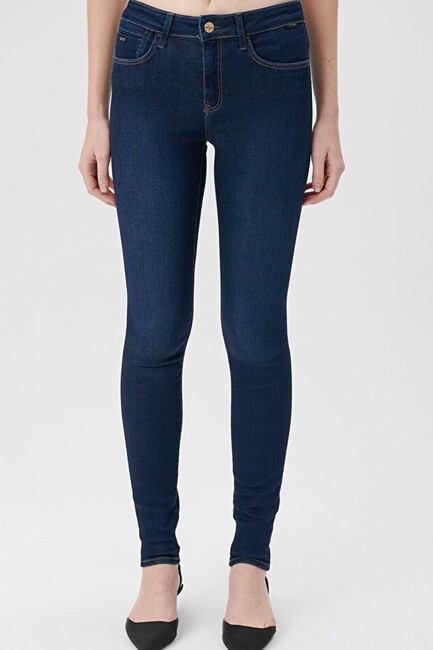 Kadın Alissa Gold Premium Jean Pantolon 1067883648 Lacivert (3)