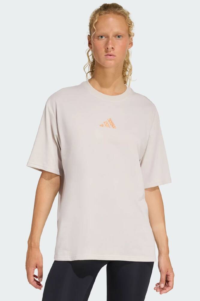 Kadın Anml G Tişört KB9418 Ekru 