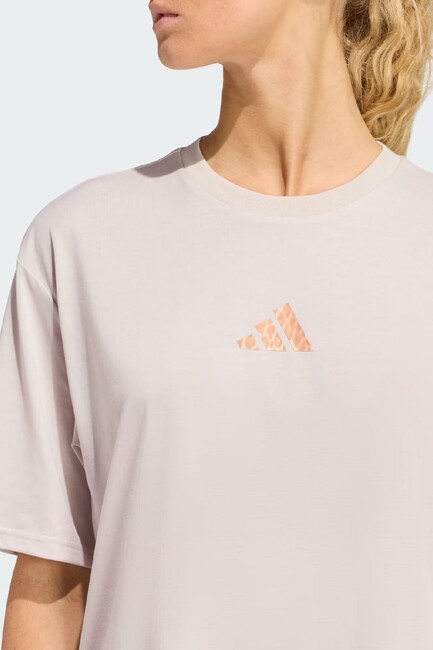 Kadın Anml G Tişört KB9418 Ekru - Thumbnail