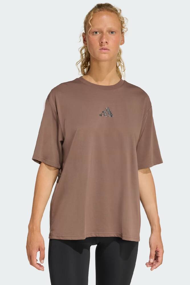 Kadın Anml G Tişört KB9420 Kahve 