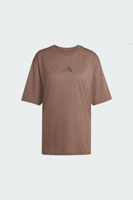 Kadın Anml G Tişört KB9420 Kahve - Thumbnail