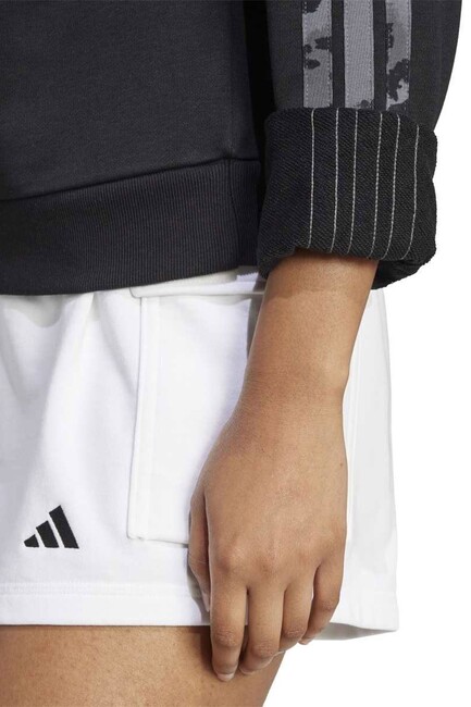 Kadın AOP Sweat JM1835 Siyah - Thumbnail