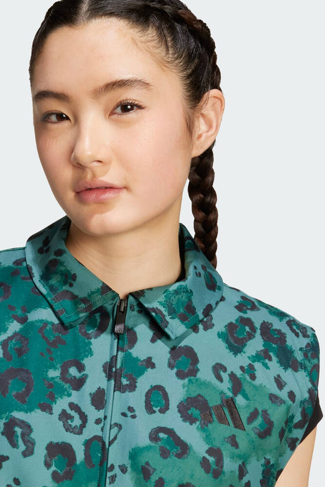 Kadın Aop Yelek JV6958 Yeşil 