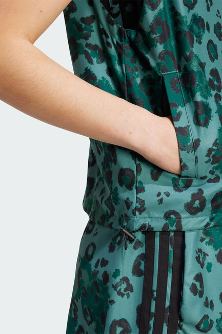 Kadın Aop Yelek JV6958 Yeşil - Thumbnail