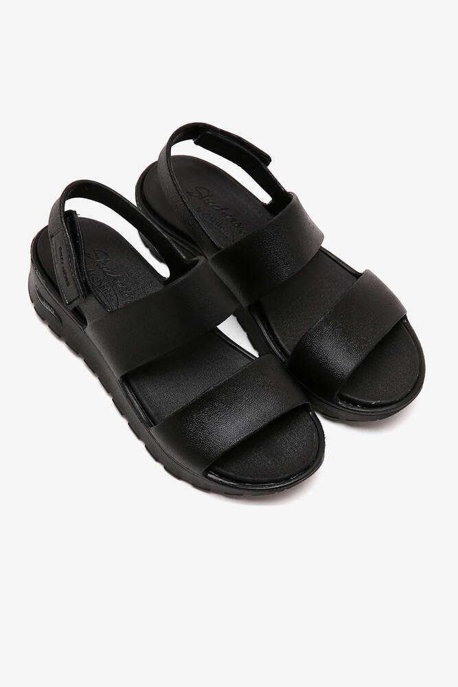 Kadın Arch Fıt Footsteps Sandalet 111380 BBK Siyah 