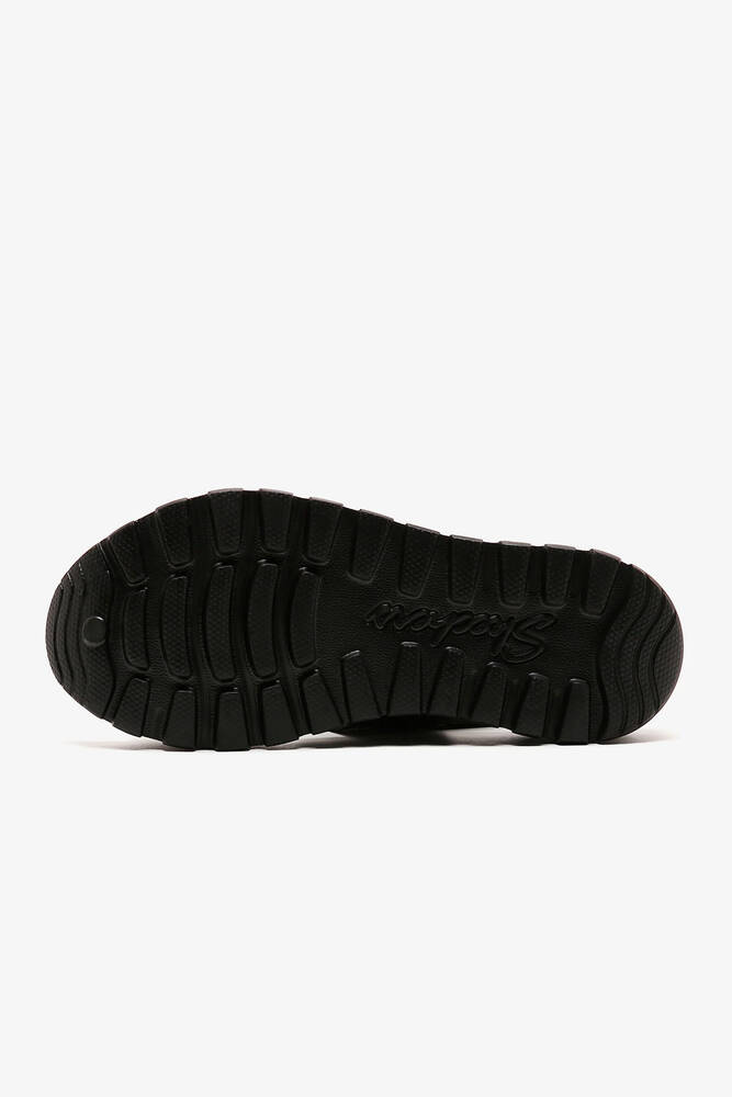 Kadın Arch Fıt Footsteps Sandalet 111380 BBK Siyah 