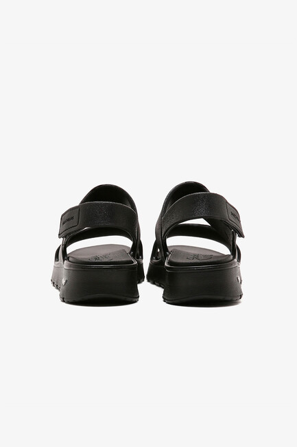 Kadın Arch Fıt Footsteps Sandalet 111380 BBK Siyah - Thumbnail