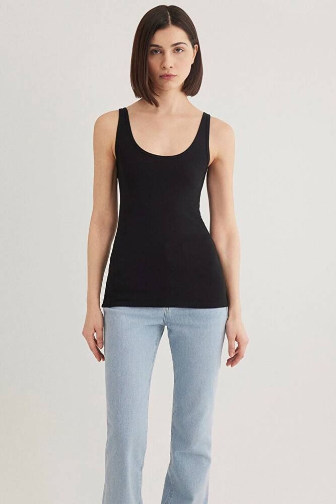 Kadın Askılı Basic Atlet 164156-900 Siyah 