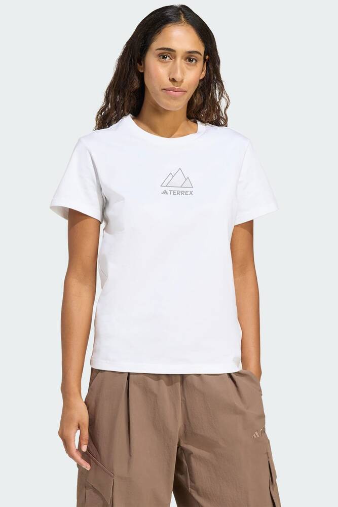 Kadın Athlete Tişört JM6365 Beyaz 