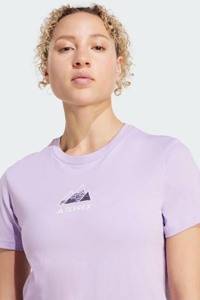 Kadın Athlete Tişört JM6367 Mor 