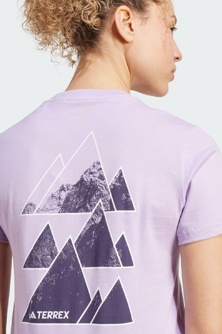 Kadın Athlete Tişört JM6367 Mor - Thumbnail