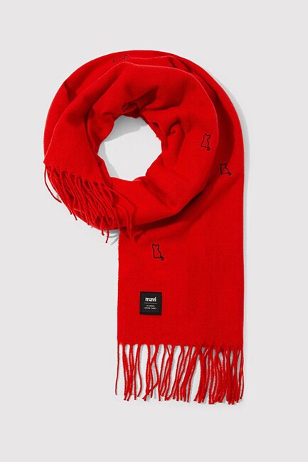 Kadın Atkı 1911730-27120 Kırmızı (1)