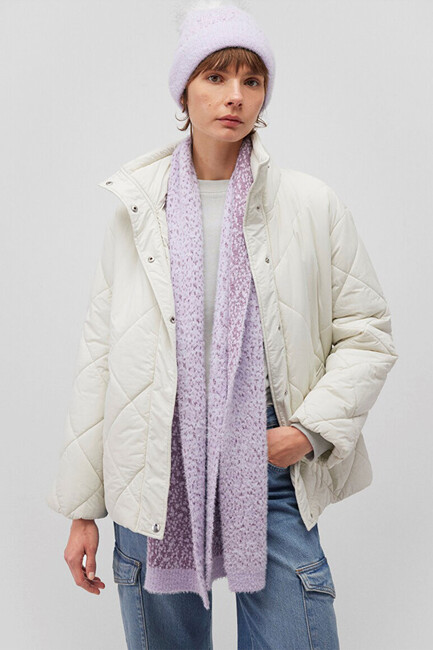 Kadın Atkı 1911779-34525 Mor (1)