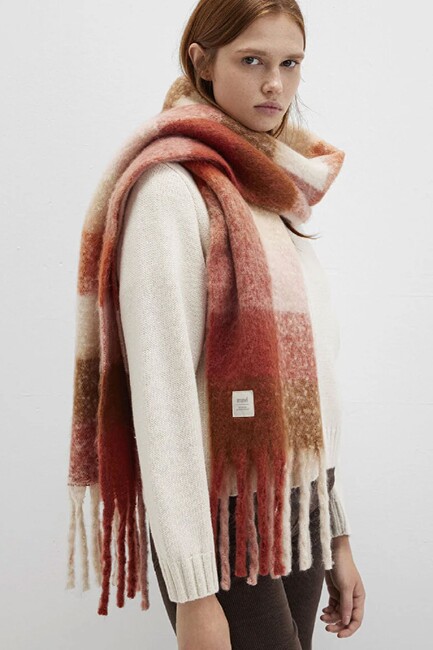 Kadın Atkı 1913596-35115 Turuncu (1)