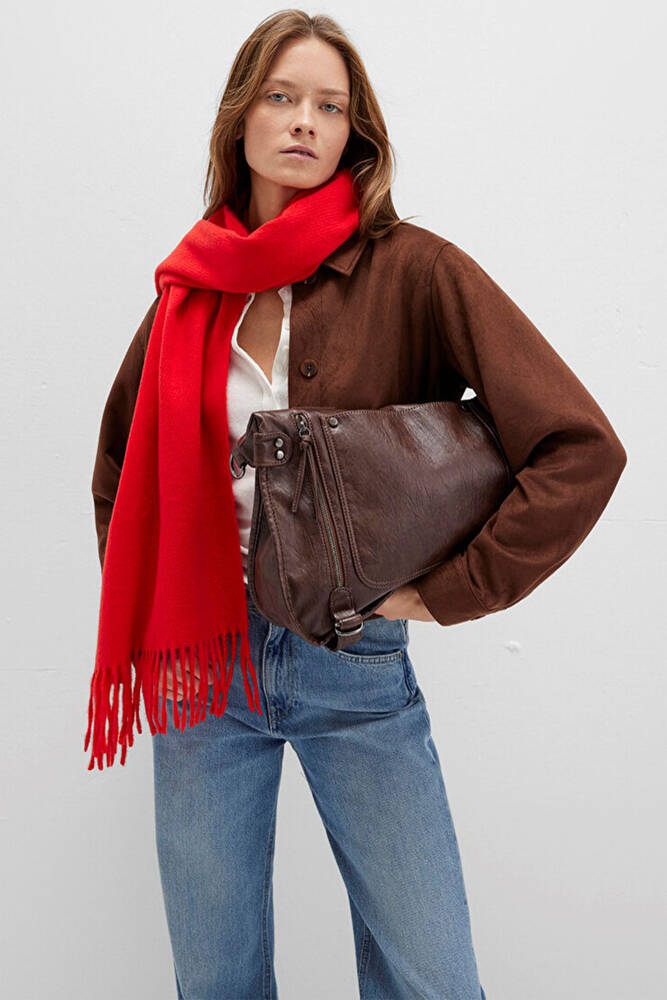 Kadın Atkı 198940-32180 Kırmızı 