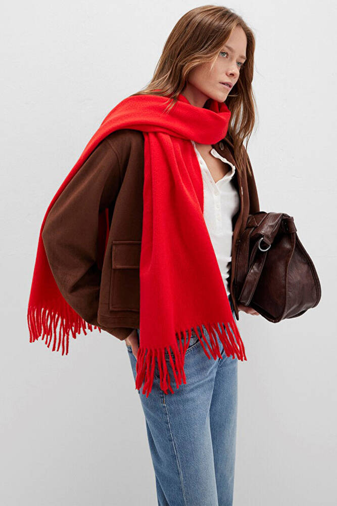 Kadın Atkı 198940-32180 Kırmızı 