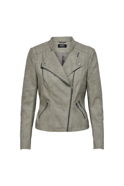 Kadın Ava Suni Deri Ceket 15102997 Yeşil (3)