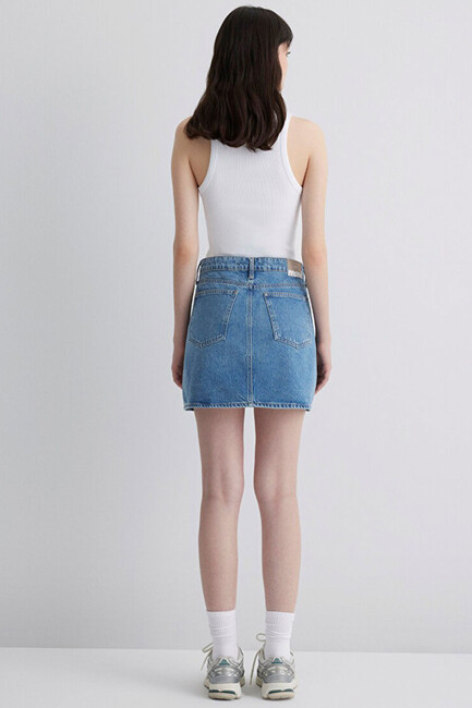 Kadın Bailey Jean Etek 1310204-87098 Mavi - Thumbnail